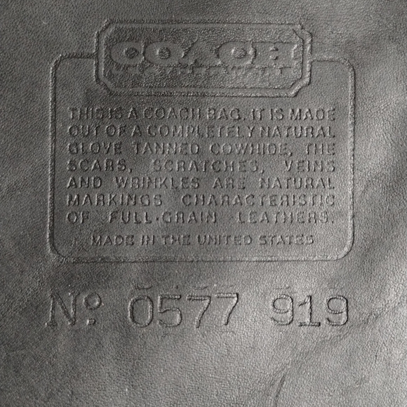 Coach Vintage Leatherware 80's XL Genuine Leather Feed Sac Duffel Bucket Bag USA - Picture 12 of 13